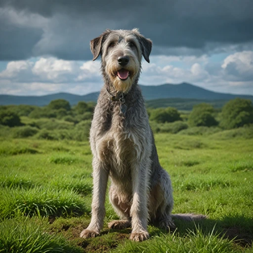 À la rencontre du majestueux chien loup irlandais