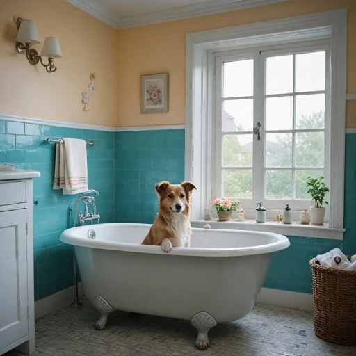 Une baignoire pour votre chien : confort et praticité