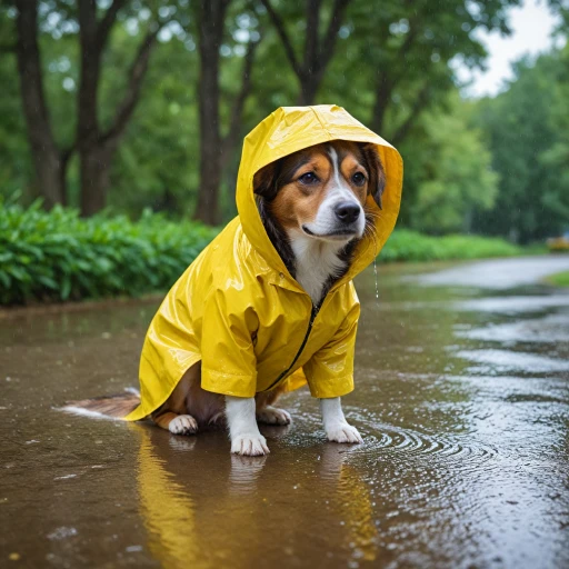 Un accessoire indispensable pour protéger votre chien de la pluie