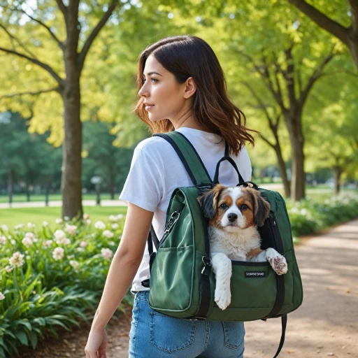 Emportez votre compagnon à quatre pattes partout avec un sac de transport pour chien