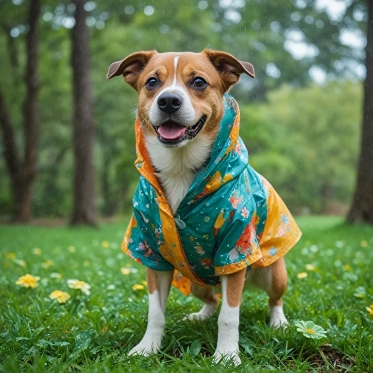 Protégez votre chien avec un manteau de pluie