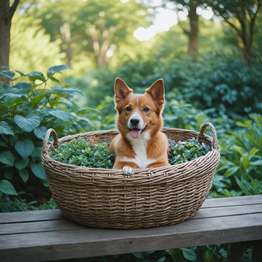 Un panier pour chien qui sort de l'ordinaire