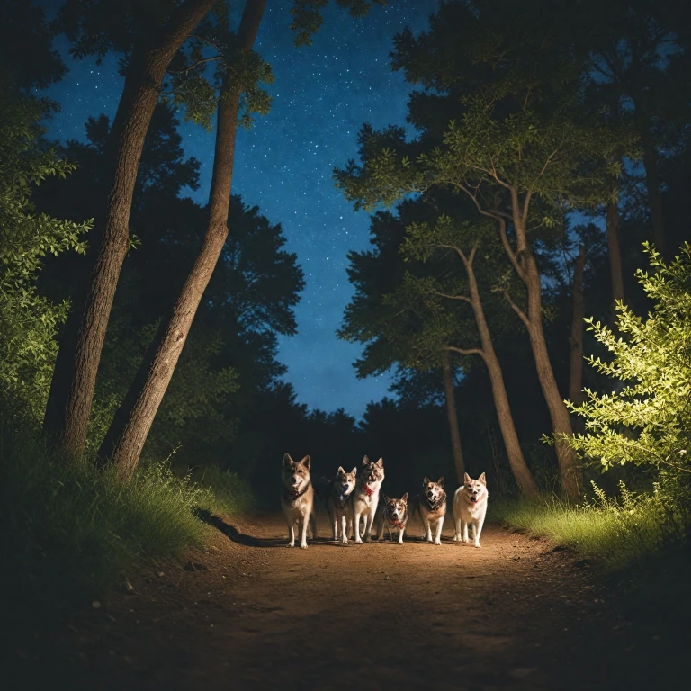 Illuminez les balades nocturnes avec des colliers pour chiens