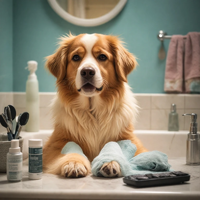 L'astuce beauté pour votre chien : le shampoing sec