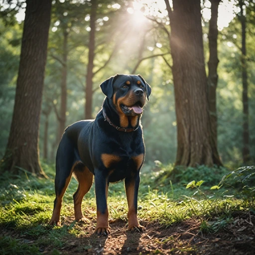 Le rottweiler : un compagnon fidèle et puissant