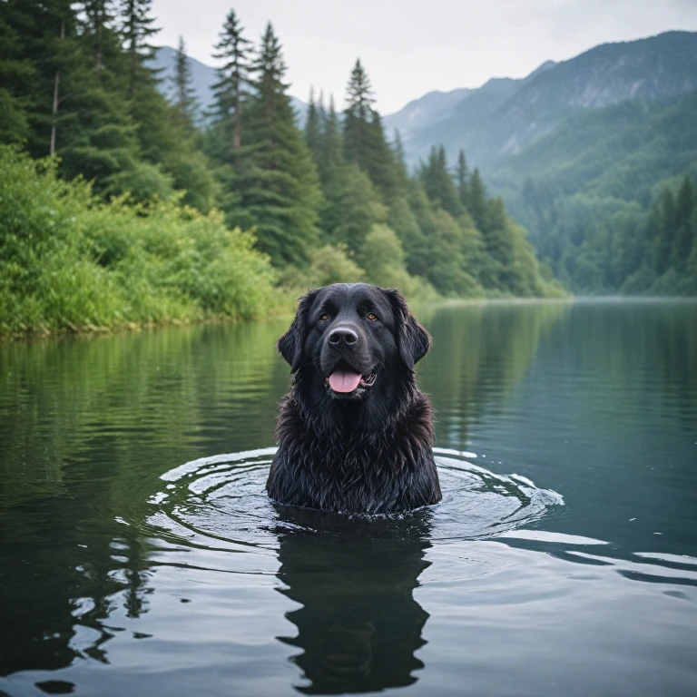 Les secrets du chien terre neuve : un compagnon aquatique fascinant