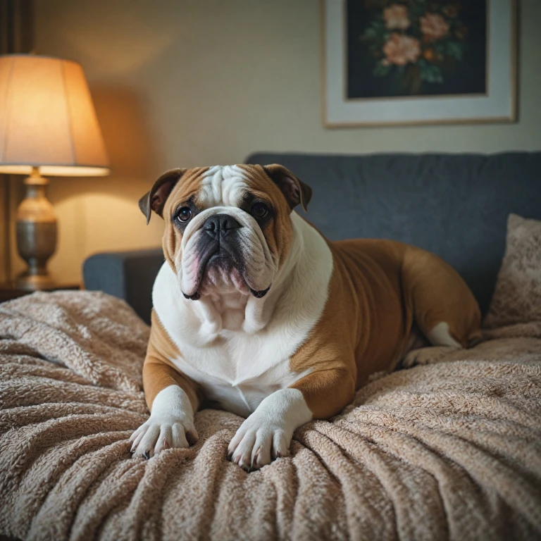 Le charme du bouledogue anglais : un compagnon au grand cœur