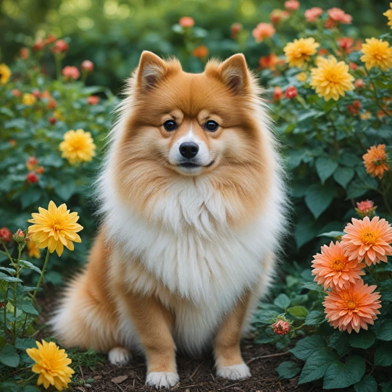 Le charme irrésistible des spitz : un compagnon à poils longs et au cœur tendre