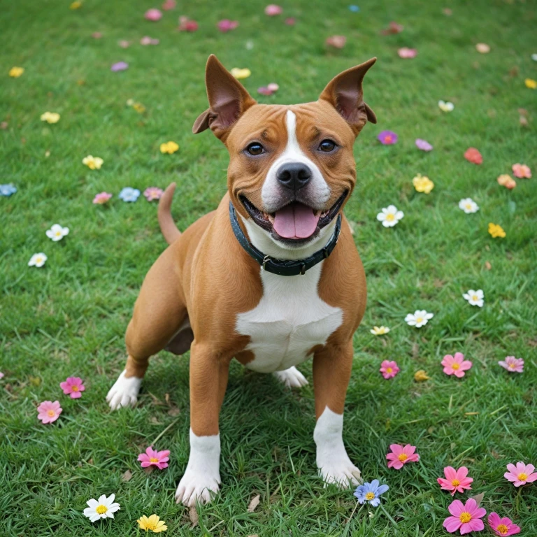 Le charme du staffy : un compagnon fidèle et dynamique